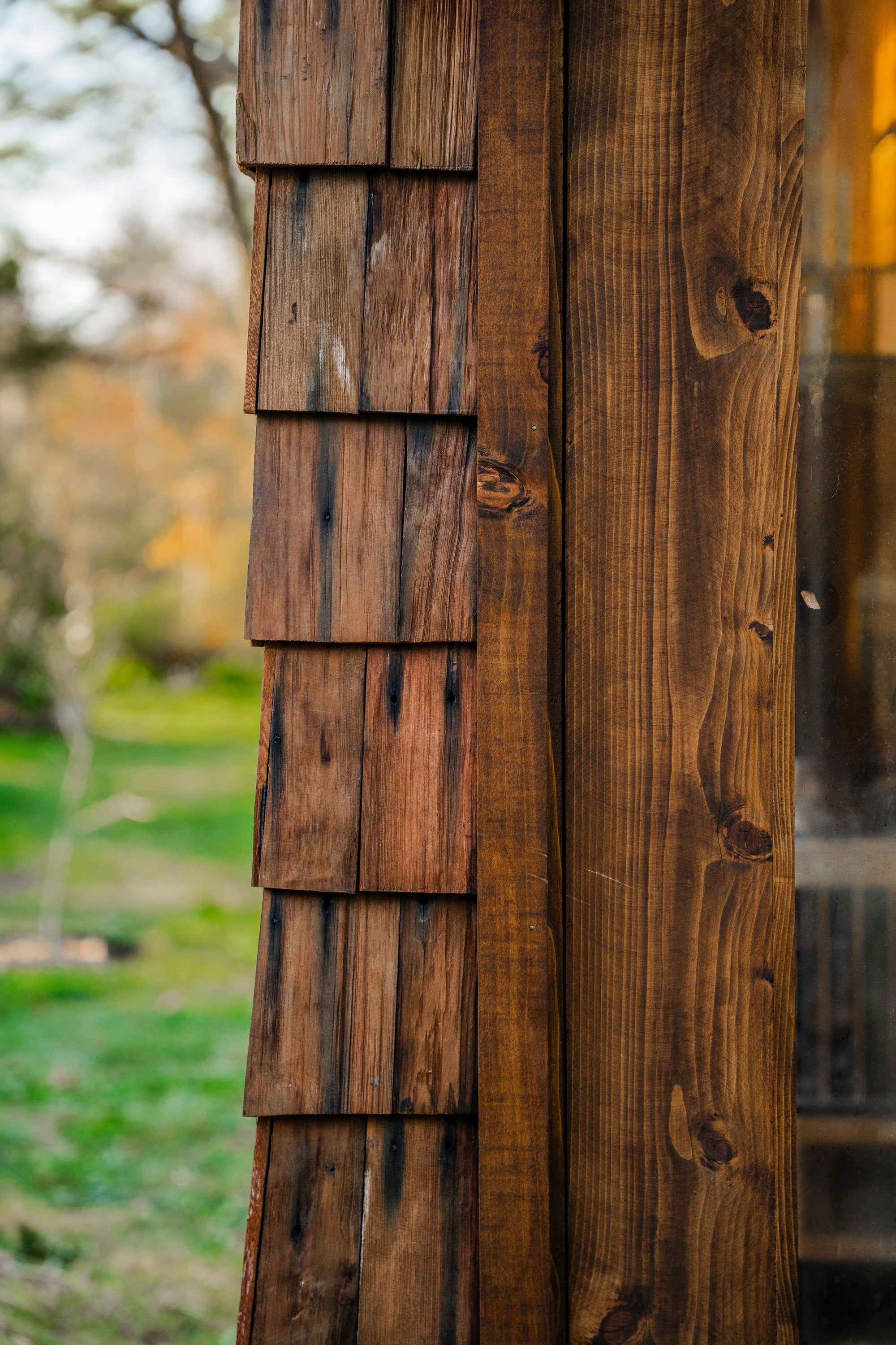 Sauna Exterior 4 personas a leña  cabina extendida