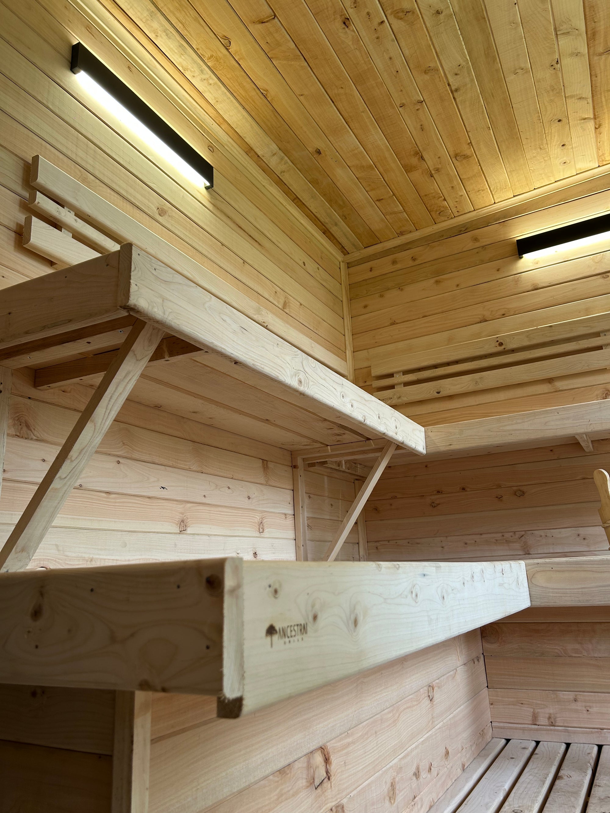 Sauna exterior de 8 personas para hotel, lodge o cabaña en Chile