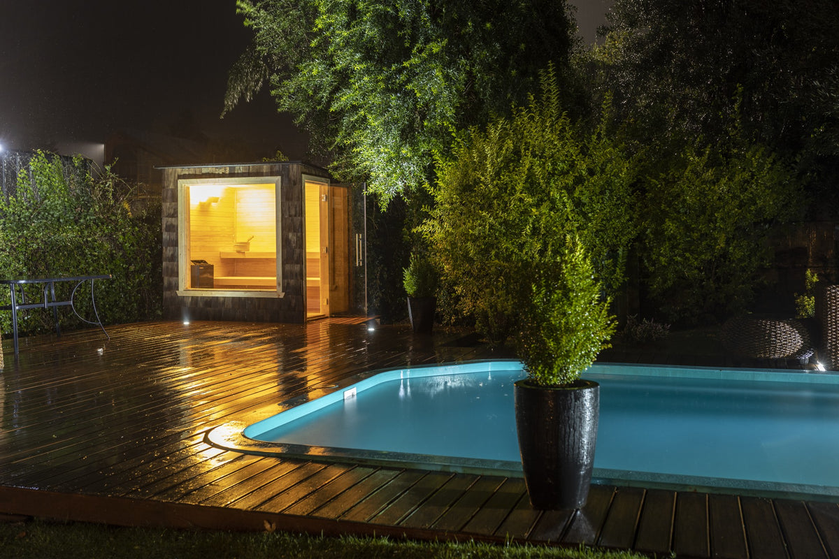 Sauna Exterior 4 personas a leña - 4–5 personas